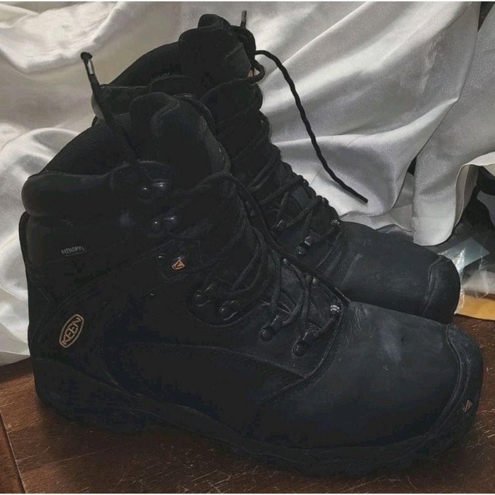 Keen Men's Louisville 6" Waterproof Steel Toe Boots US 12 EE Work Utility Leathe